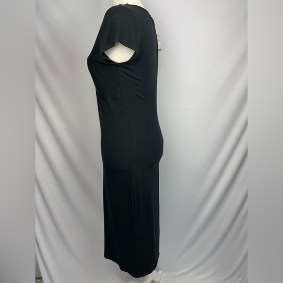 Sofia Vergara black twist front ribbed Dress women’s size M - Picture 6 of 16